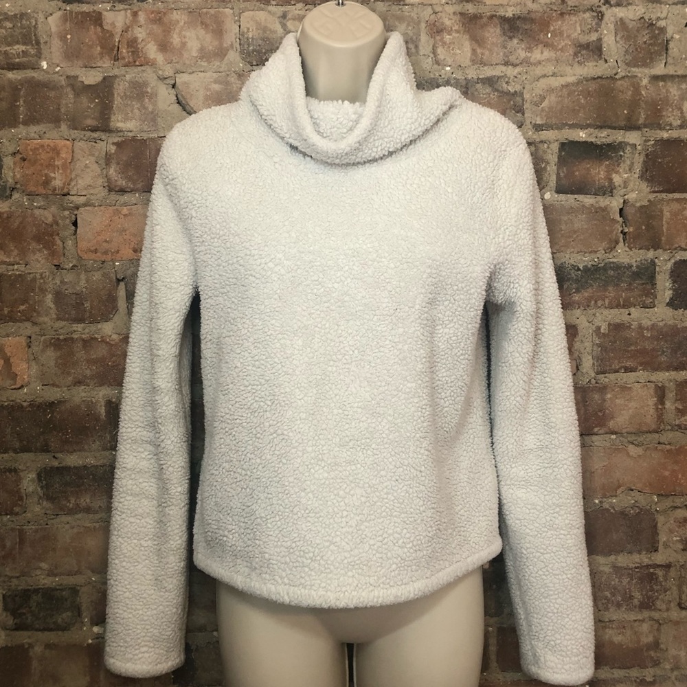 JoyLab Sherpa fleece cream sweater
